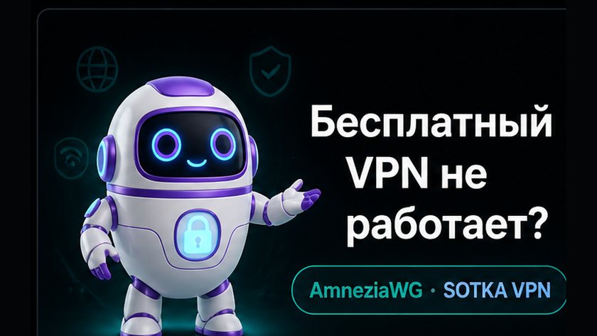 Обложка: Бесплатный VPN не работает в сентябре 2026: почему срываются бесплатные сервисы и настройка AmneziaWG