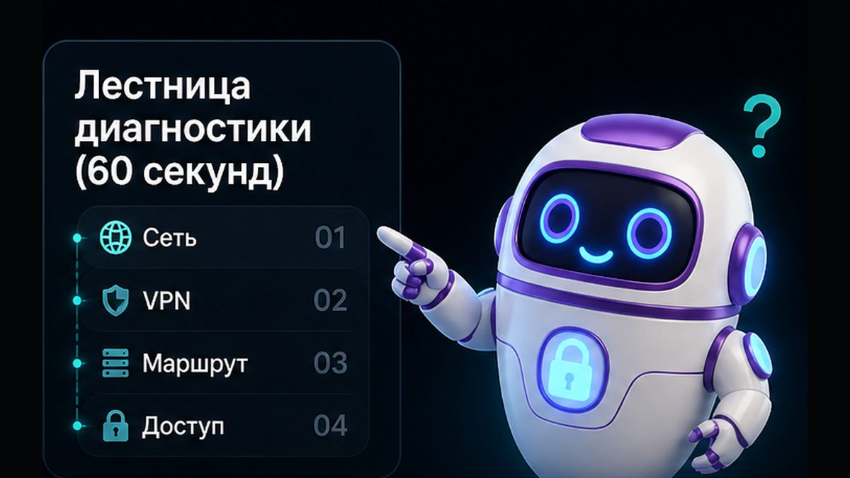 Иллюстрация: Лестница диагностики (60 секунд)