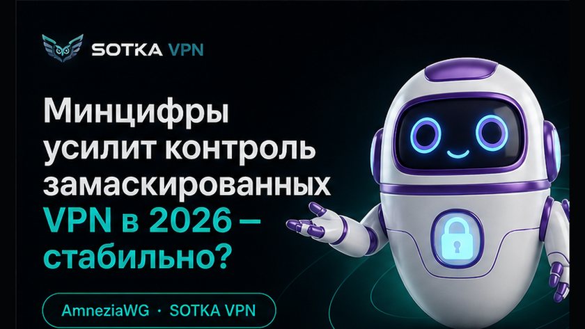Обложка: Минцифры усилит контроль замаскированных VPN в 2026: мониторинг IP и AmneziaWG
