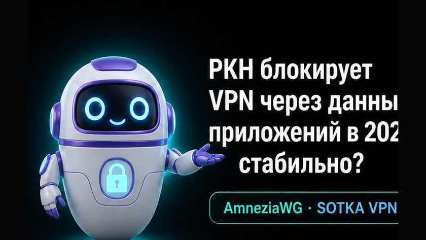 Обложка: РКН блокирует VPN через данные приложений в 2026: что известно и настройка AmneziaWG