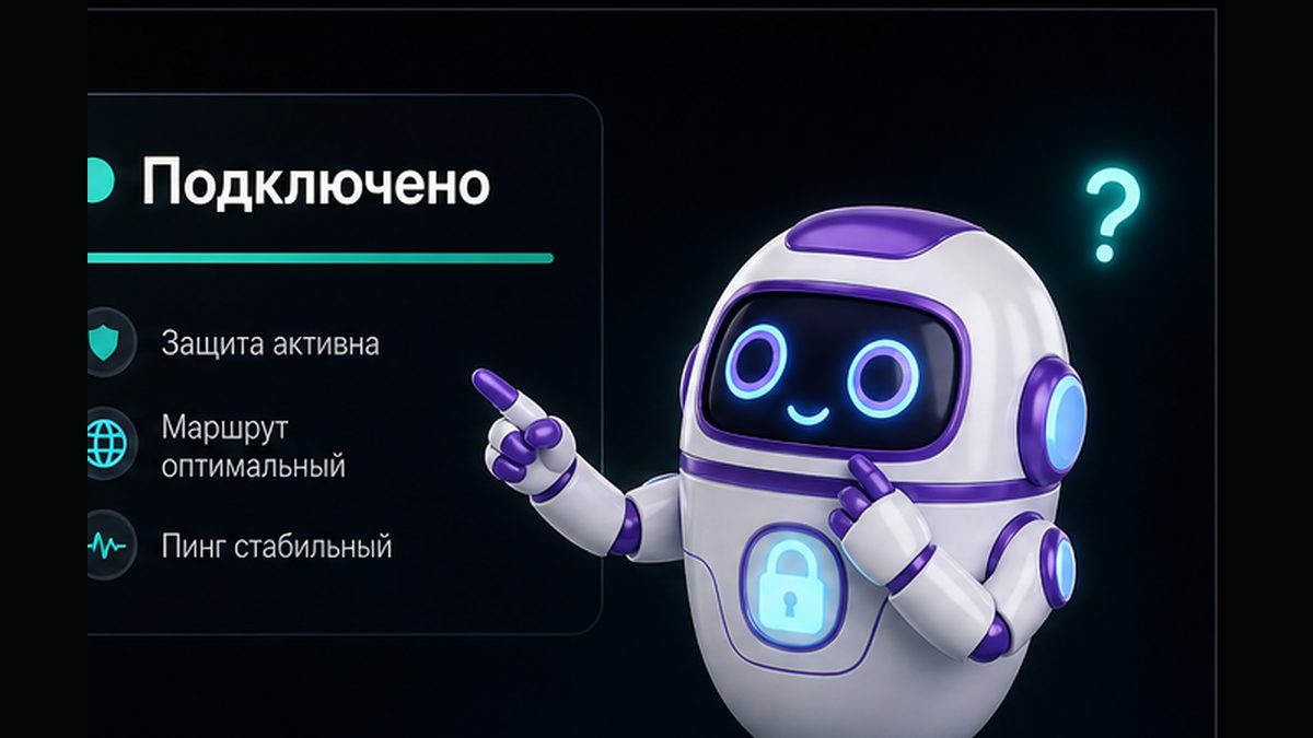 Иллюстрация: Почему V2RayTun пишет «Подключено», а интернета нет
