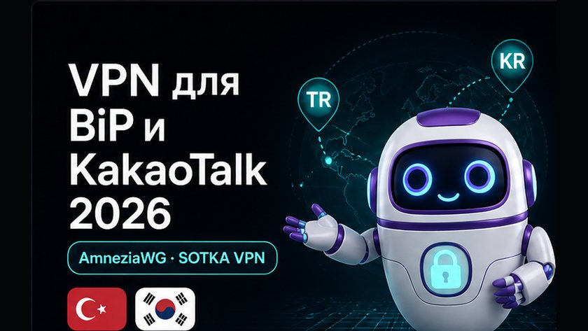 Обложка: VPN для BiP и KakaoTalk в 2026: сбои 29 июля и настройка AmneziaWG